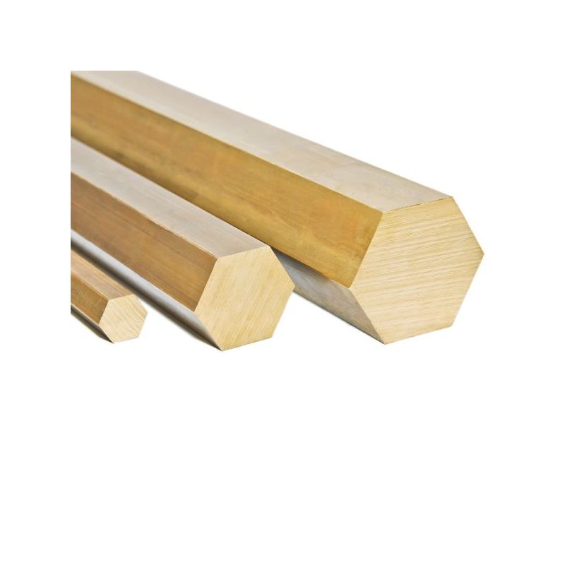 Brass hexagon Ø9mm 2.0401 CuZn33Pb3 Ms58 rod Hexagon hexagon rod, brass Brass hexagon Ø9mm 2.0401 CuZn33Pb3 Ms58 rod Hexagon hexagon rod, brass