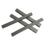 Wolfram 99 % alkuaine 74 Puhdas metalli Metallinauha Wolfram-nauha 0.2x20x104mm Evek GmbH - 3