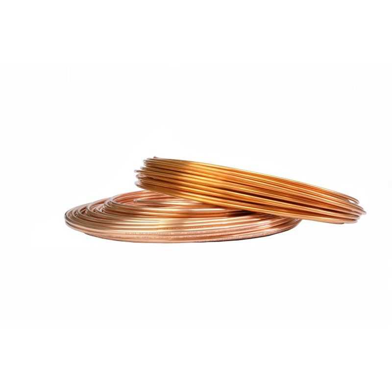 Pehmeä kupariputki 3x0,5mm-8x1mm Cu-DHP CW024A hehkutetut Pehmeä kupariputki 3x0,5mm-8x1mm Cu-DHP CW024A hehkutetut