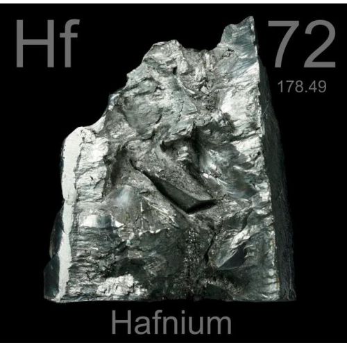 Hafnium Purity 99,9 % Metal Pure Element 72 Bar 5g-5kg Hf Metal