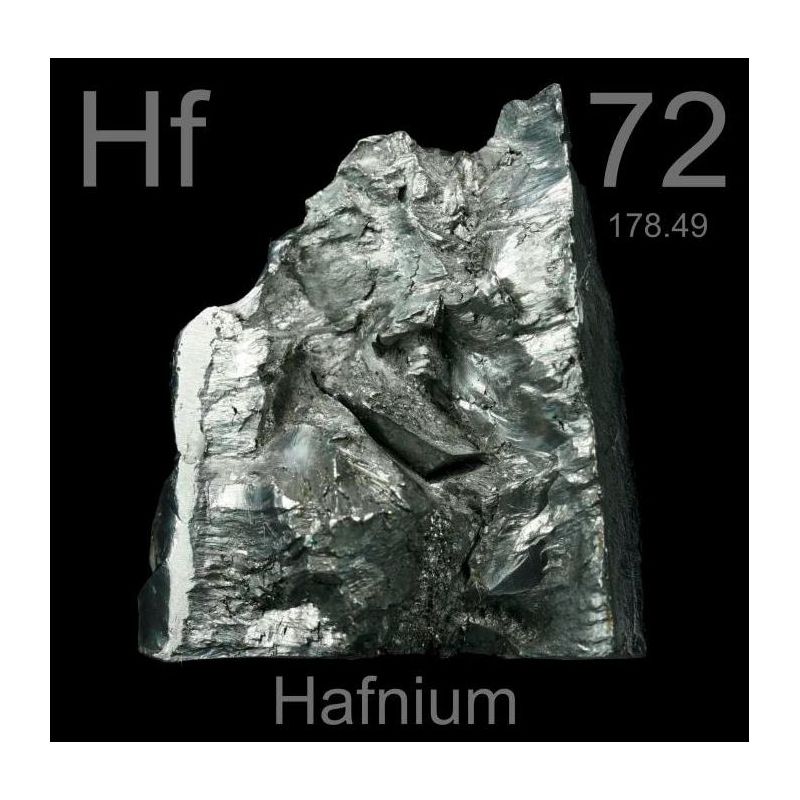 Hafnium Purity 99,9 % Metal Pure Element 72 Bar 5g-5kg Hf Metal Blocks