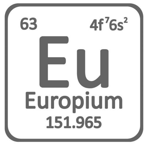 Europium Metal 99,99% puhdasta metallia Eu 63 Element