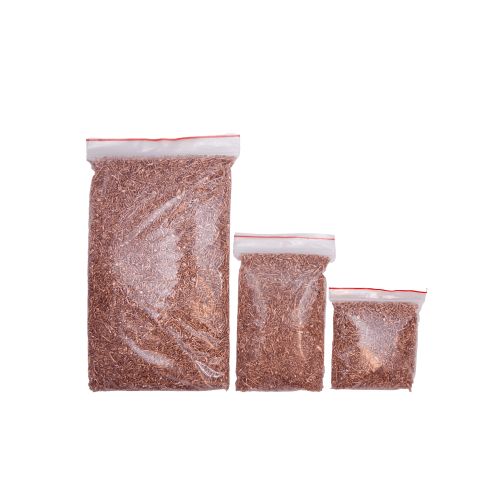 Kuparirakeet 99,9 % puhdasta kuparia Cu-elementti 29 puhtaus kierrätetty 100 g–5 kg