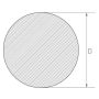Ruostumaton terästanko 16mm-200mm 1.4410 AISI 316L pyöritanko pyöröteräsprofiili UNS S3275