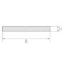 Jousiteräslevyliuska 1.4310 Tasotanko 30x2mm-90x6mm Leikattu liuska