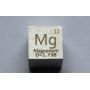 Magnesium Mg metalli kuutio 10x10mm kiillotettu 99,95% puhtaus kuutio