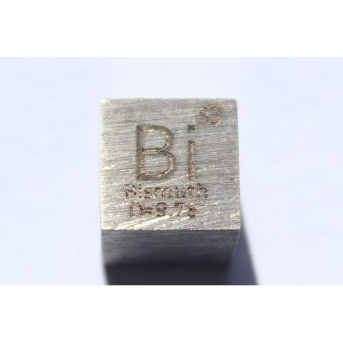 Vismutti Bi metalli kuutio 10x10mm kiillotettu 99,99% puhtaus kuutio