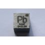 Lyijy Pb Metalli Kuutio 10x10mm kiillotettu 99,99% Puhdas kuutio
