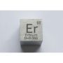 Erbium Er metallikuutio 10x10mm kiillotettu 99.9% puhtaus kuutio
