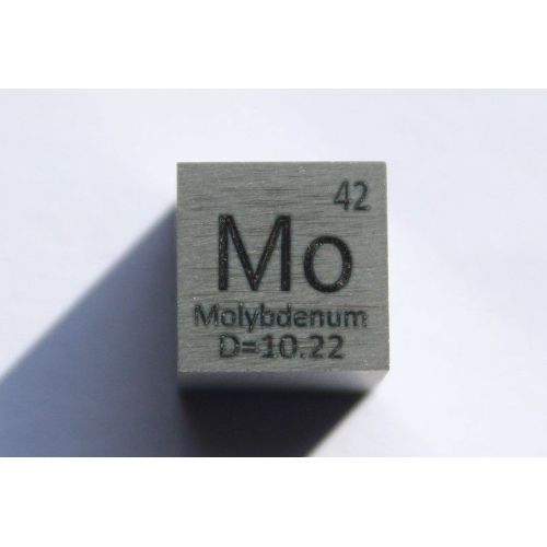 Molybdeeni Mo metalli kuutio 10x10mm kiillotettu 99,95% puhtaus kuutio
