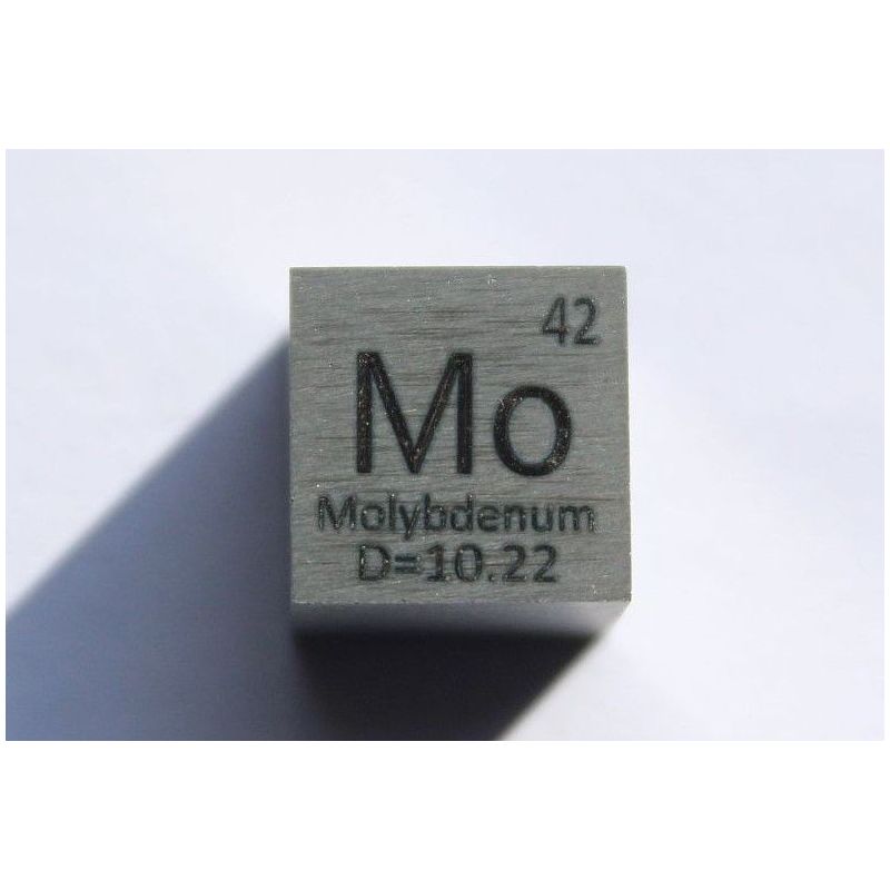 Molybdeeni Mo metalli kuutio 10x10mm kiillotettu 99,95% puhtaus kuutio