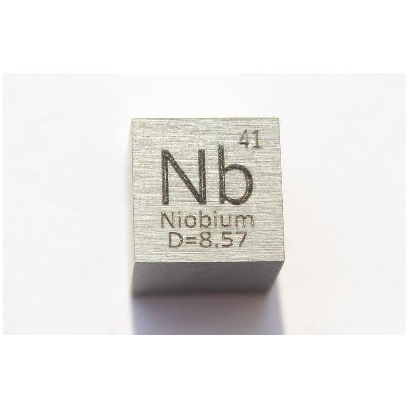 Niobi Nb Metallikuutio 10x10mm kiillotettu 99,95% puhtaus Niobium-kuutio