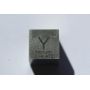 Yttrium Y metalli kuutio 10x10mm kiillotettu 99,9% puhtaus kuutio