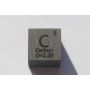 Hiilikarbidi C metallikuutio 10x10mm kiillotettu 99,9% puhtaus kuutio