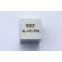 Metallinen kuutio kiillotettu 10x10mm puhtaus kuutio