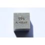 Metallinen kuutio kiillotettu 10x10mm puhtaus kuutio