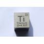 Metallinen kuutio kiillotettu 10x10mm puhtaus kuutio