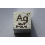 Metallinen kuutio kiillotettu 10x10mm puhtaus kuutio