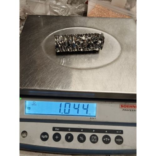 Hafniumkidepalkki  0,25 kg–3 kg Zr0,2 % metalli puhdas alkuaine 72
